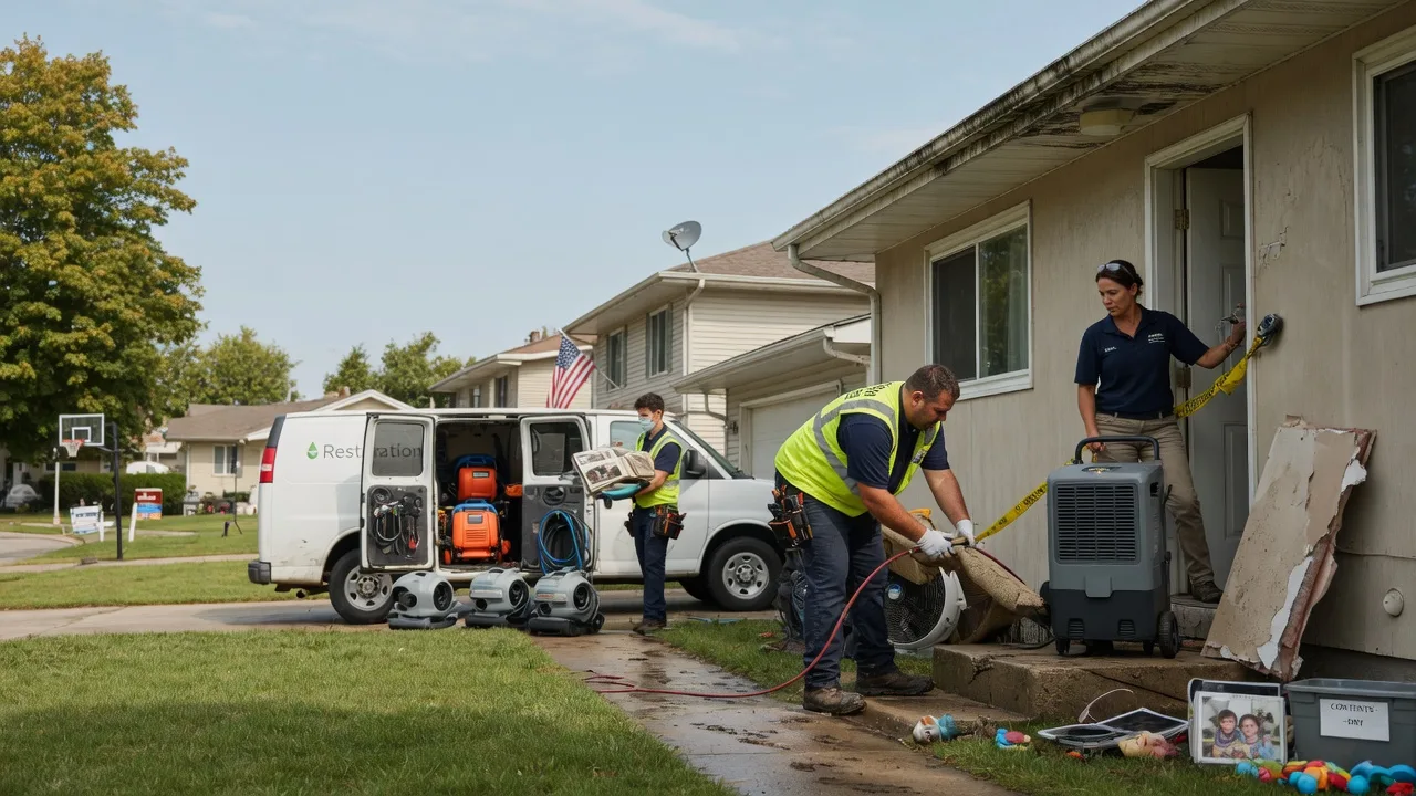 Water Damage Restoration in Bascom, OH near me